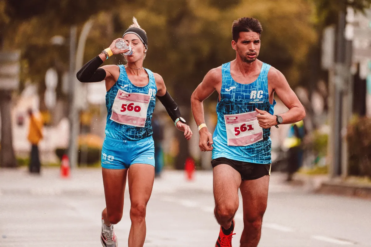 correr con calor hidratacion