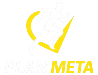 entrenador running online planmeta logo vertical